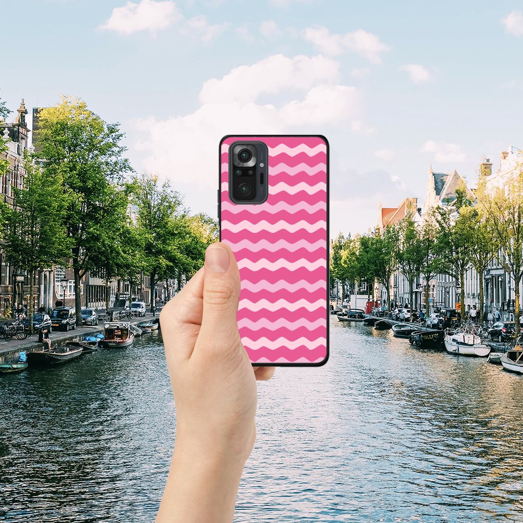 Xiaomi Redmi Note 10 Pro Back Case Waves Pink B2C Telecom