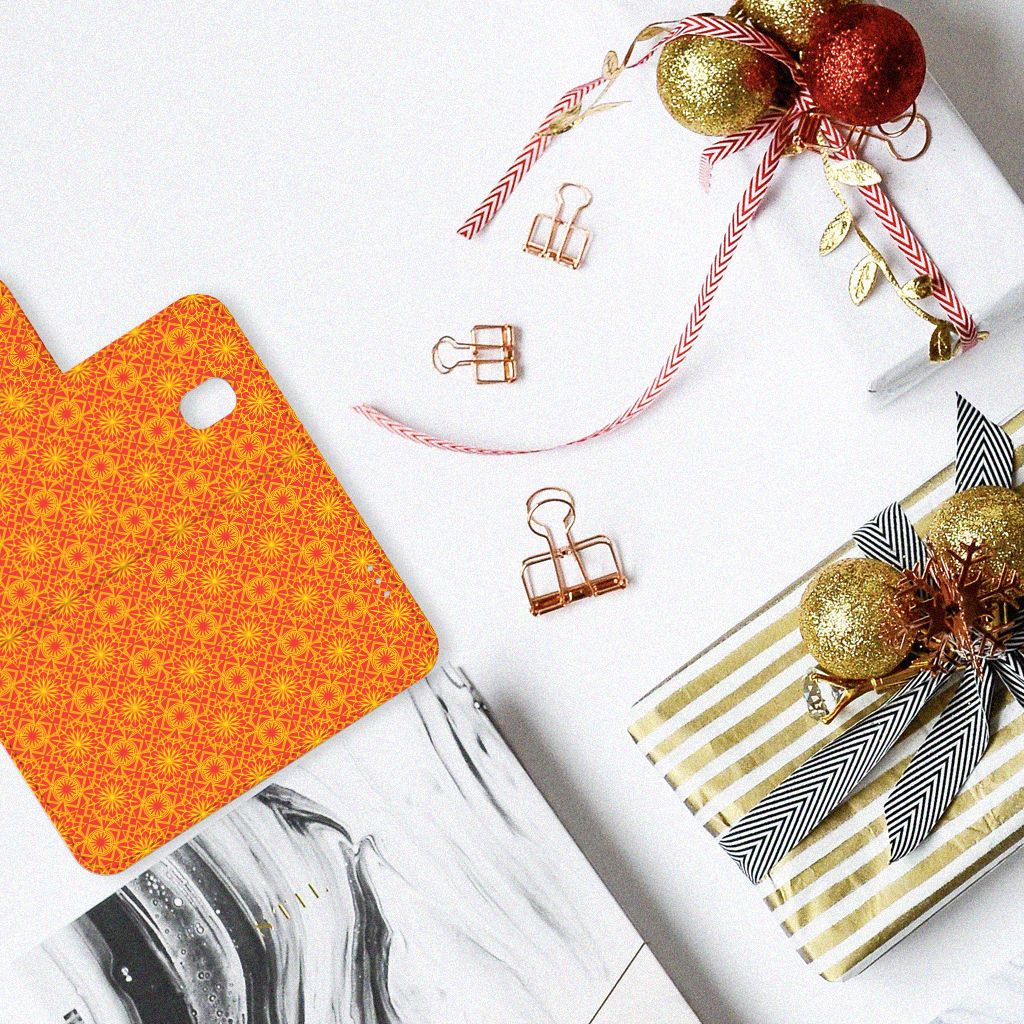 Samsung Galaxy J5 2017 Telefoon Hoesje Batik Oranje