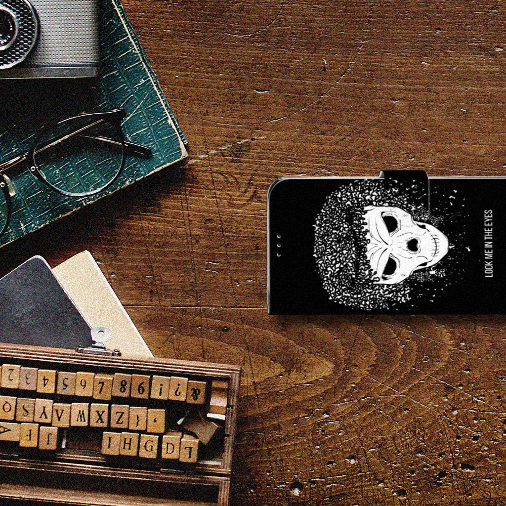 Telefoonhoesje met Naam Motorola Moto G7 Power Skull Hair