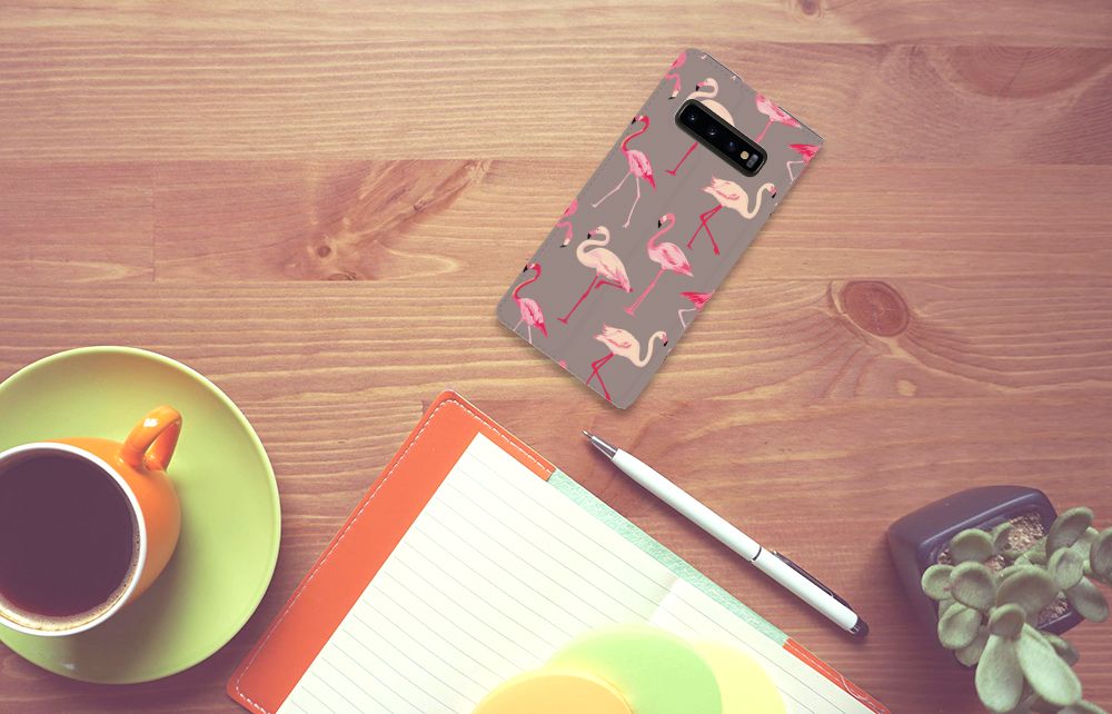 Samsung Galaxy S10 Plus Hoesje maken Flamingo