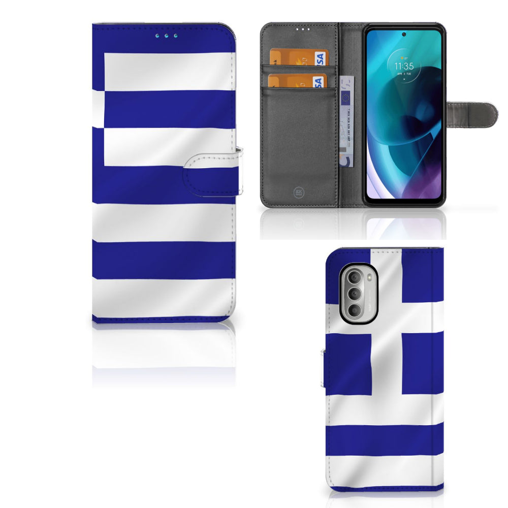 Motorola Moto G51 5G Bookstyle Case Griekenland