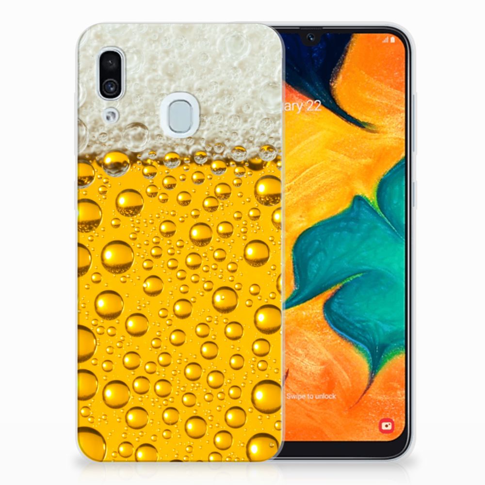 Samsung Galaxy A30 Siliconen Case Bier
