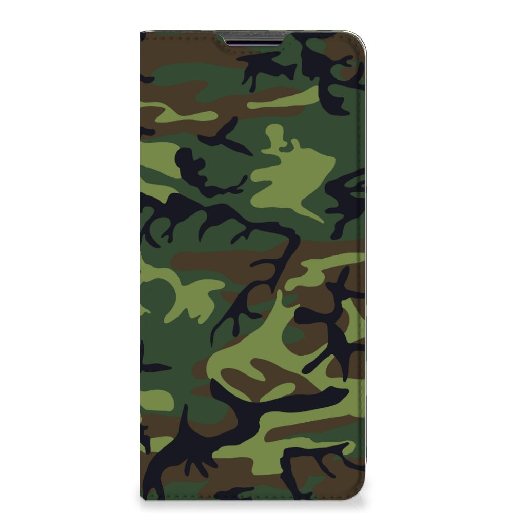 Motorola Edge 30 Pro Hoesje met Magneet Army Dark - B2C Telecom