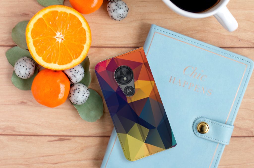 Motorola Moto G7 Play Stand Case Polygon Color - B2C Telecom