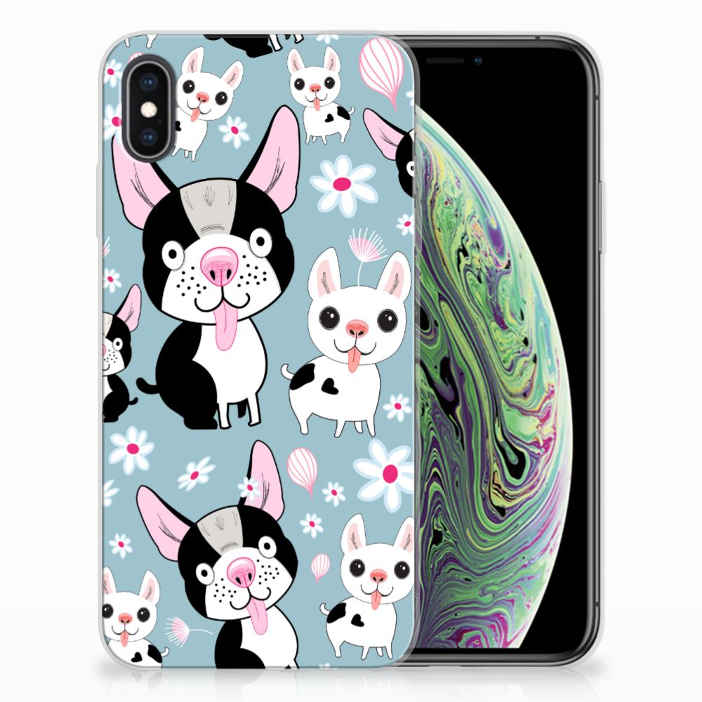 Apple iPhone Xs Max TPU Hoesje Hondjes