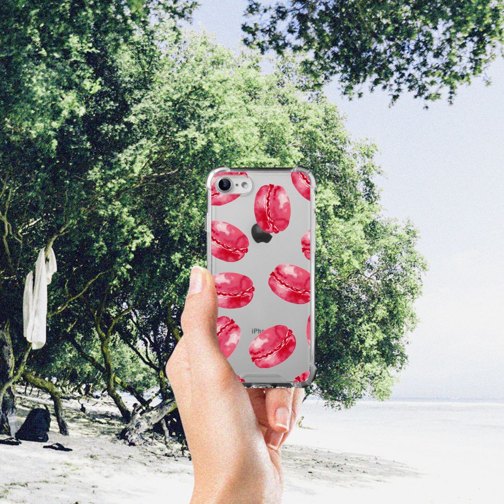 iPhone SE 2022/2020 | iPhone 8/7 Beschermhoes Pink Macarons B2C Telecom