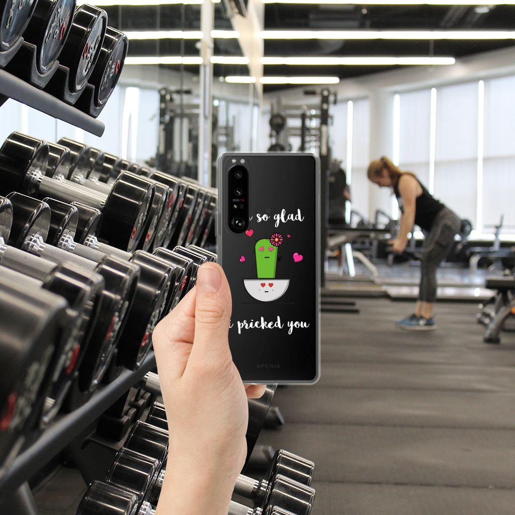 Sony Xperia 1 III Telefoonhoesje met Naam Cactus Glad B2C Telecom