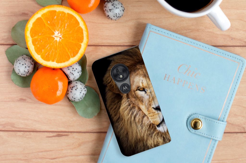 Motorola Moto G7 Play Hoesje maken Leeuw