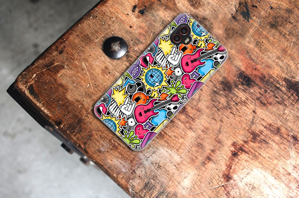Samsung Galaxy Xcover 6 Pro Silicone Back Cover Punk Rock B2C Telecom