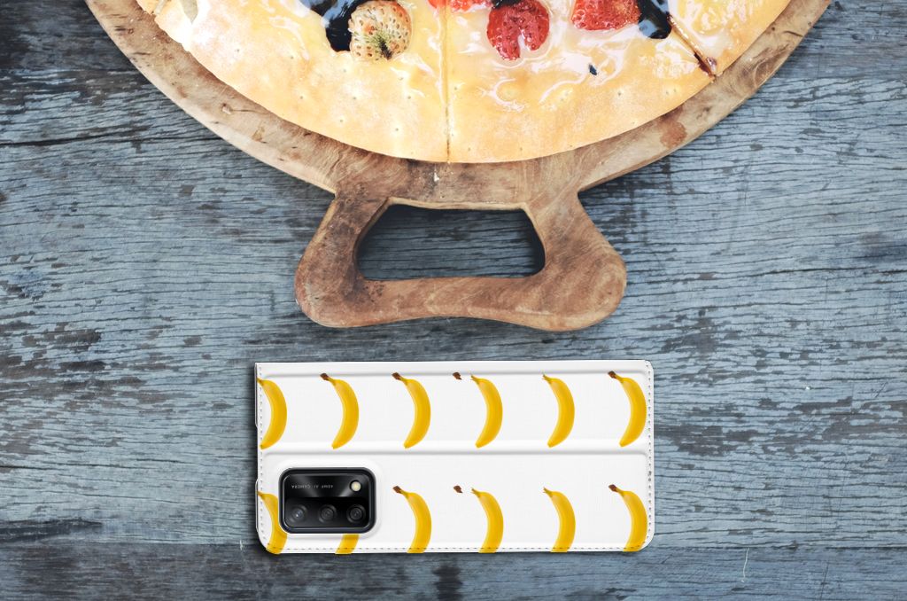 OPPO A74 4G Flip Style Cover Banana - B2C Telecom