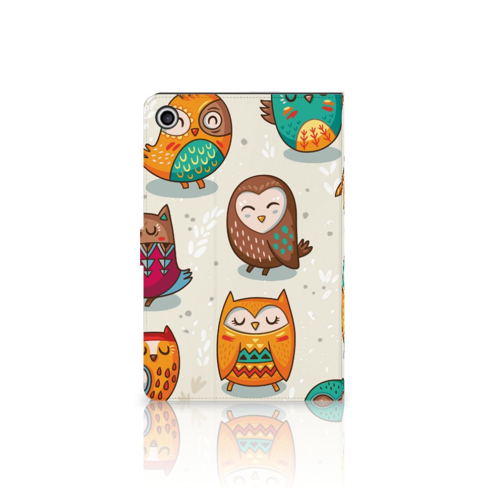 Lenovo Tab M10 Plus 3rd Gen 10.6 inch Flip Case Vrolijke Uilen