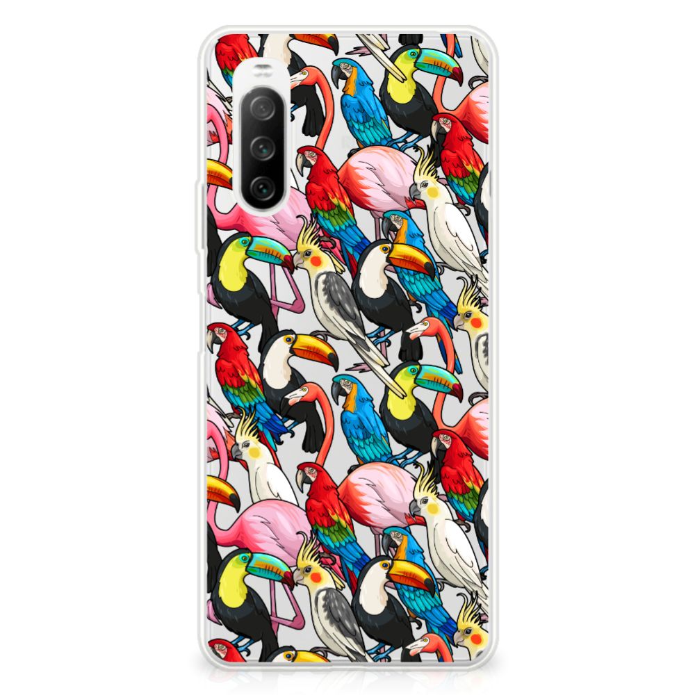 Sony Xperia 10 III TPU Hoesje Birds B2C Telecom