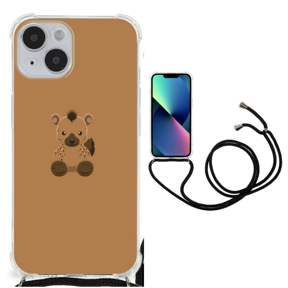 iPhone 14 Stevig Bumper Hoesje Baby Hyena