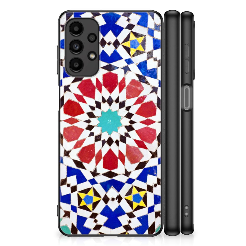 Samsung Galaxy A13 4G Marmeren Print Telefoonhoesje Mozaïek B2C Telecom