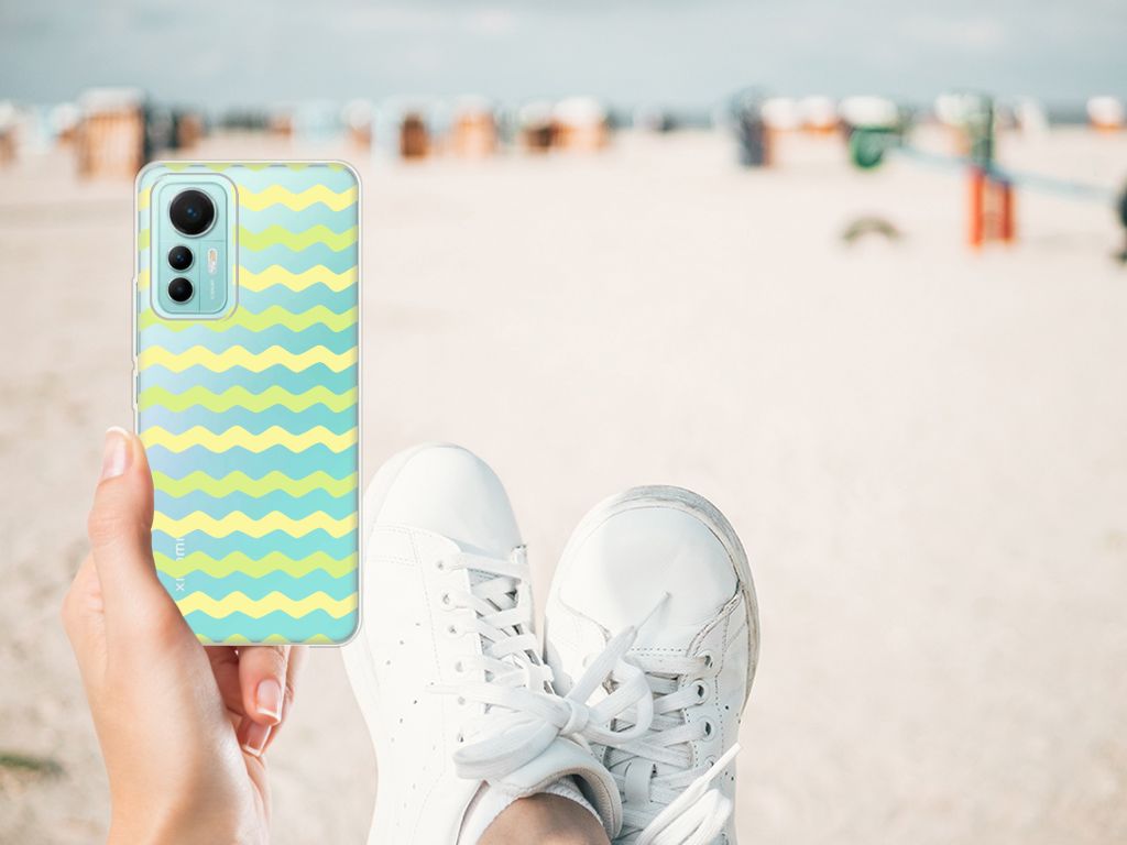 Xiaomi 12 Lite TPU bumper Waves Yellow B2C Telecom