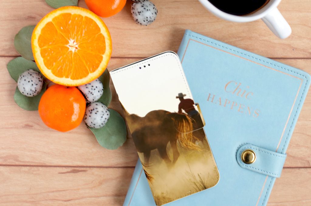 Samsung Galaxy A70 Telefoonhoesje met Pasjes Design Cowboy