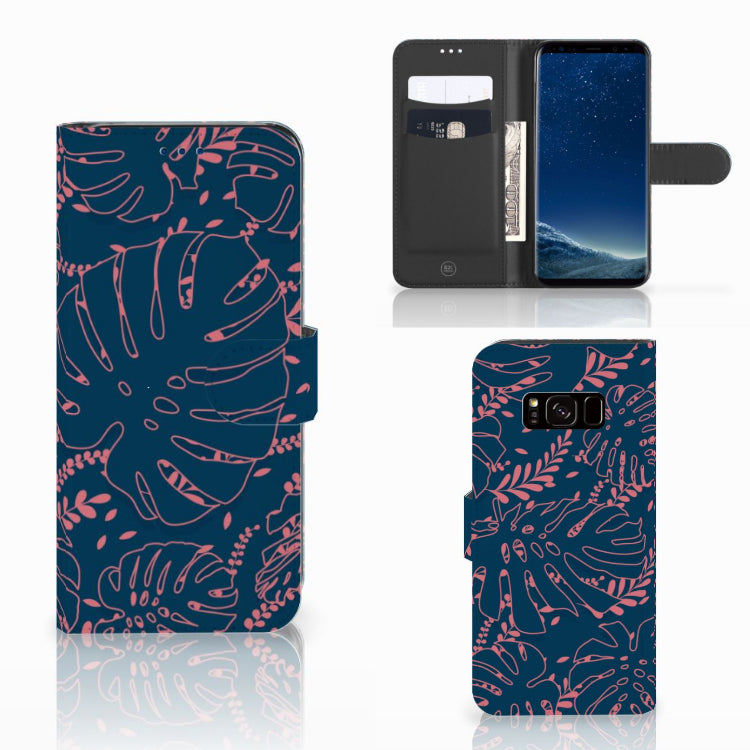 Samsung Galaxy S8 Hoesje Palm Leaves