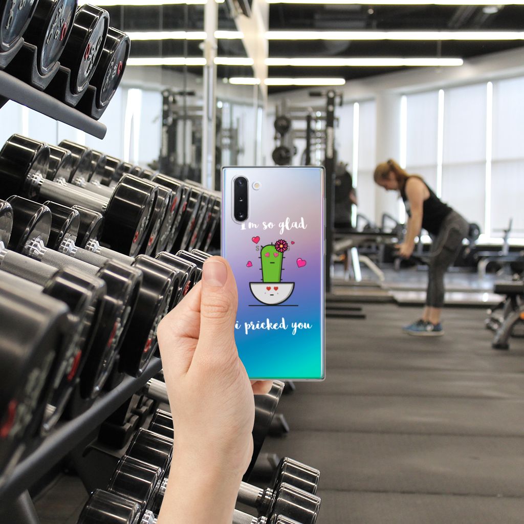 Samsung Galaxy Note 10 Telefoonhoesje met Naam Cactus Glad