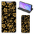 Samsung Galaxy S20 Smart Cover Gouden Bloemen - B2C Telecom