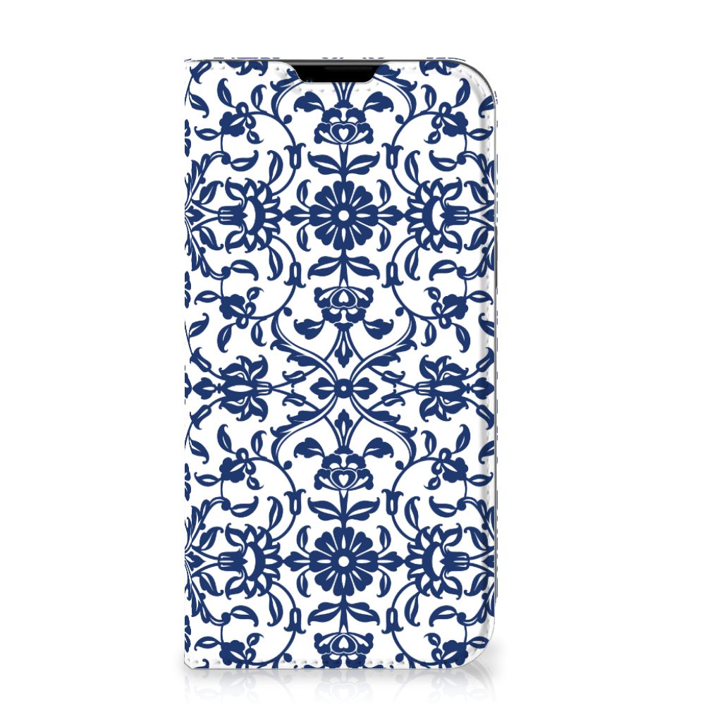 Apple iPhone 14 Plus Smart Cover Flower Blue