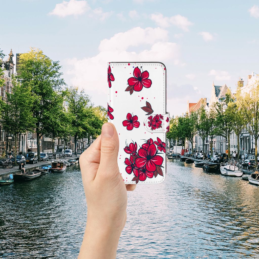 Samsung Galaxy A22 5G Hoesje Blossom Red
