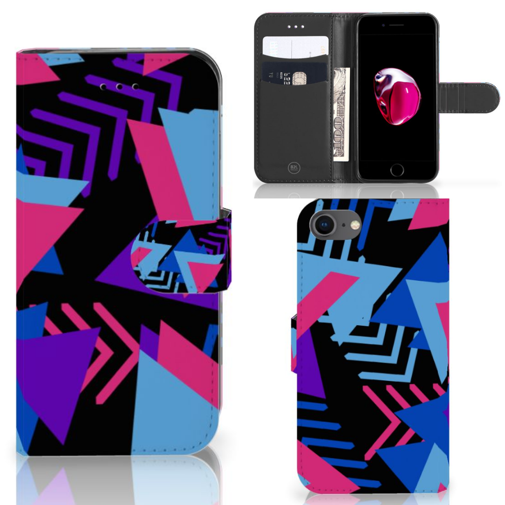 iPhone 7 | 8 | SE (2020) | SE (2022) Book Case Funky Triangle