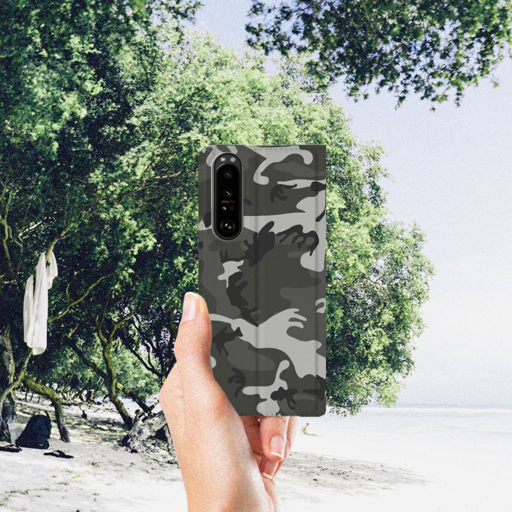 Sony Xperia 5 III Hoesje met Magneet Army Light - B2C Telecom