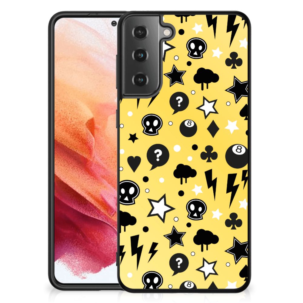 Telefoonhoesje Samsung Galaxy S21 Punk Geel