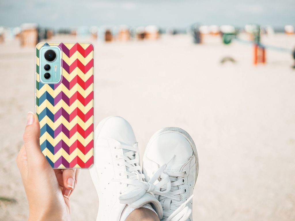 Xiaomi 12 Lite TPU bumper Zigzag Multi Color B2C Telecom