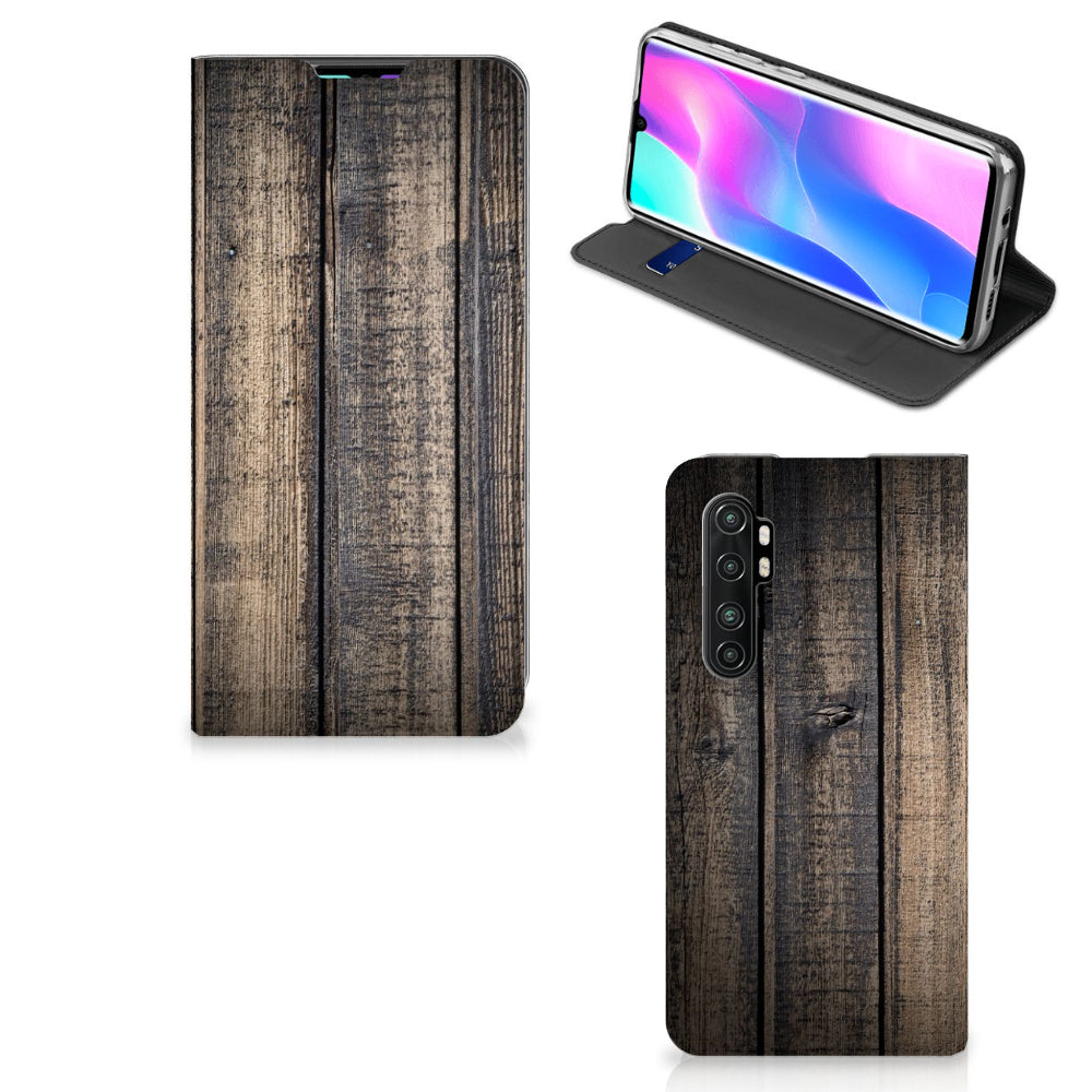 Xiaomi Mi Note 10 Lite Book Wallet Case Steigerhout