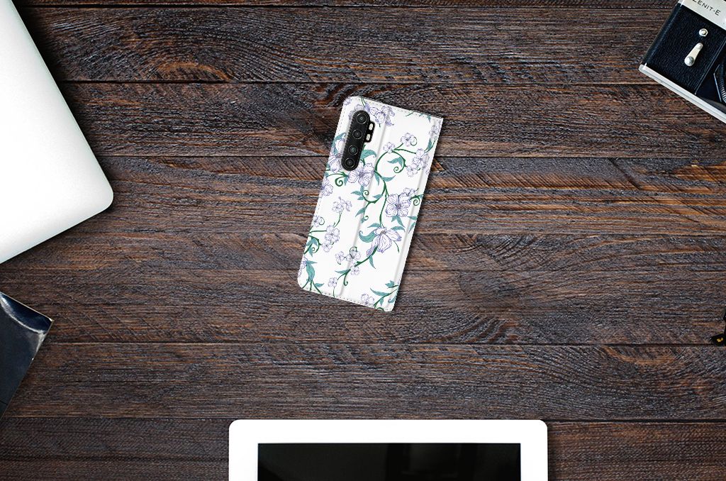 Xiaomi Mi Note 10 Lite Uniek Smart Cover Blossom White - B2C Telecom
