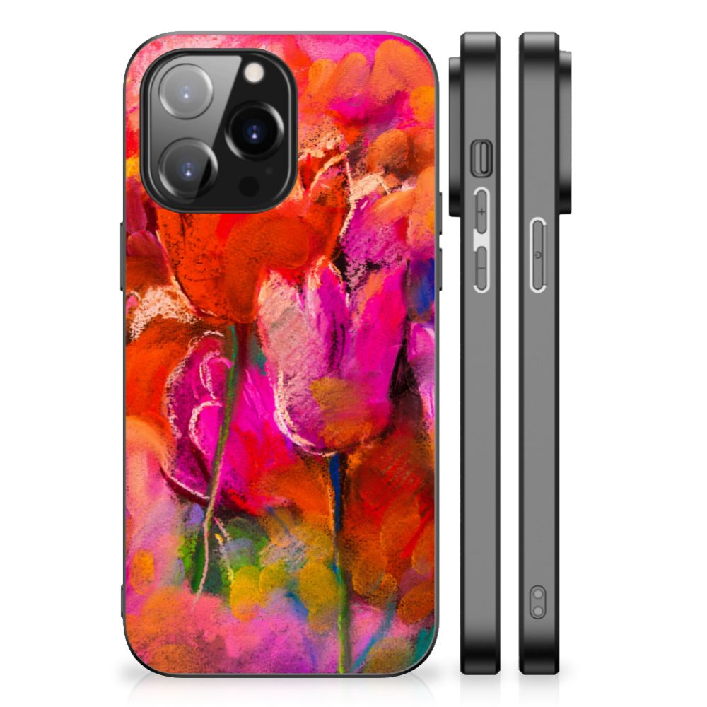 Kleurrijke Telefoonhoesje iPhone 14 Pro Max Tulips