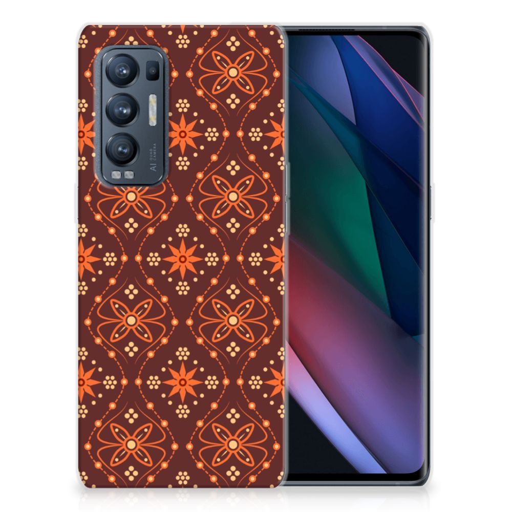 OPPO Find X3 Neo TPU bumper Batik Brown B2C Telecom