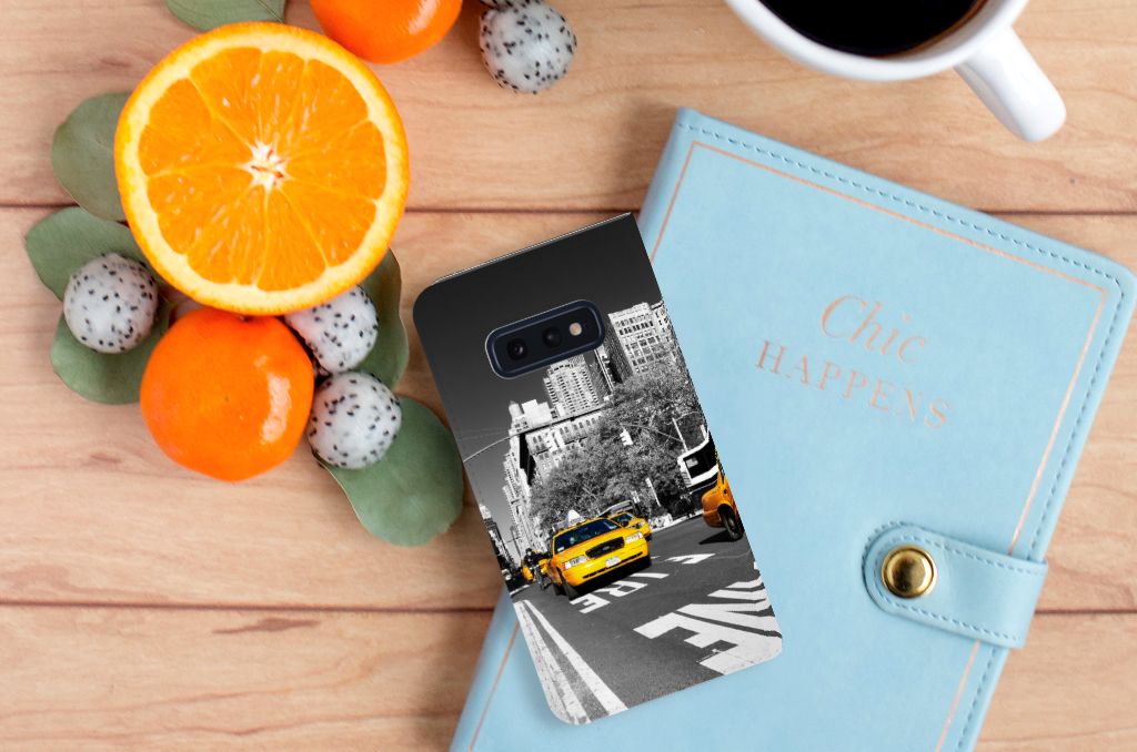 Samsung Galaxy S10e Book Cover New York Taxi