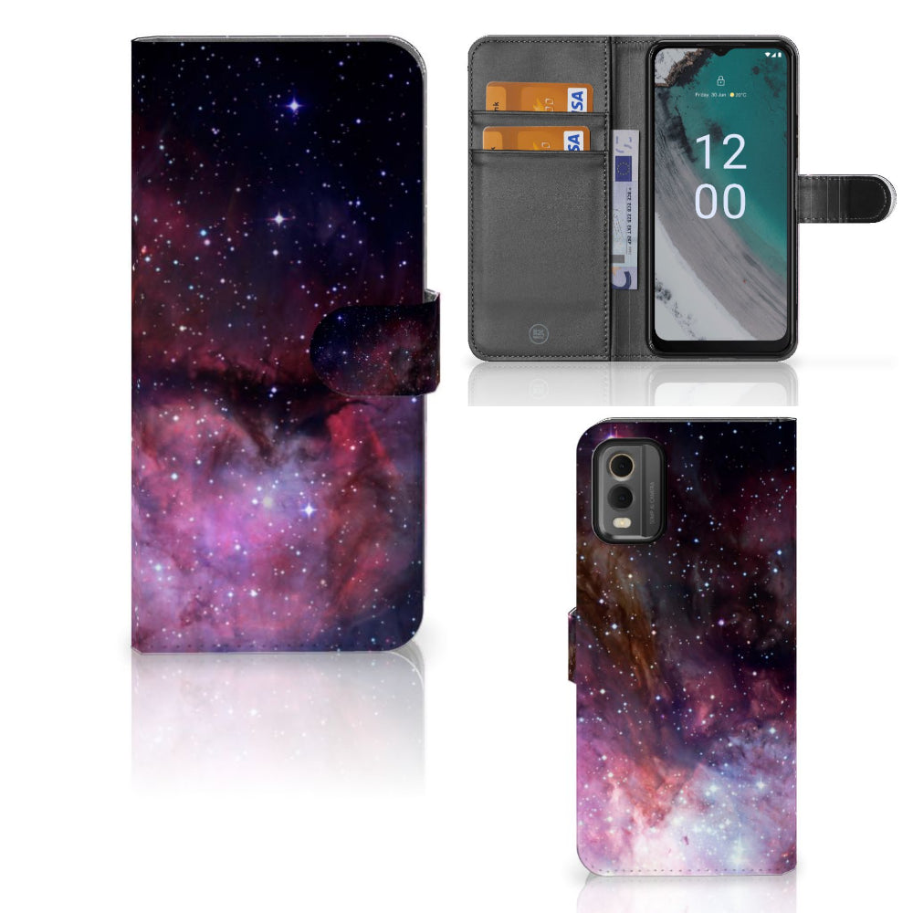 Book Case voor Nokia C32 Galaxy