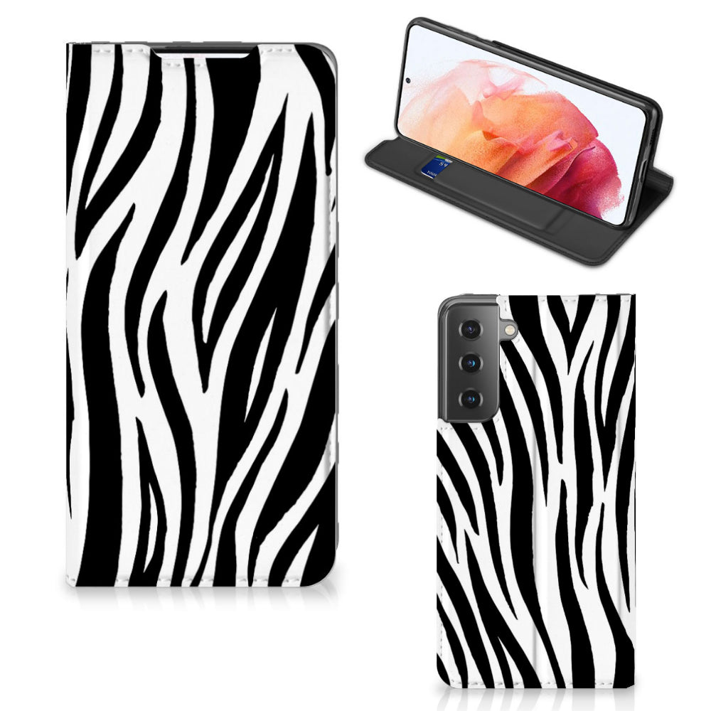 Samsung Galaxy S21 Hoesje maken Zebra