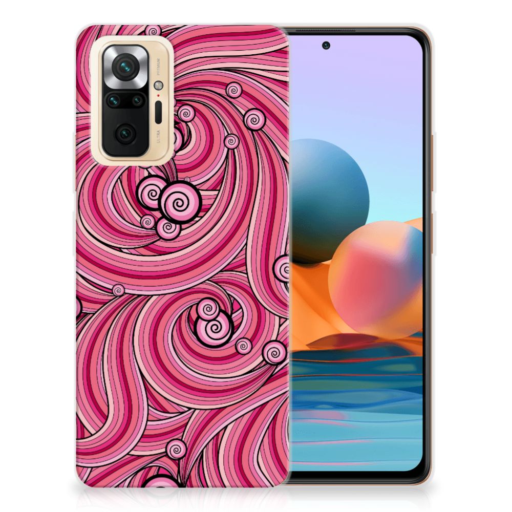 Xiaomi Redmi Note 10 Pro Hoesje maken Swirl Pink B2C Telecom