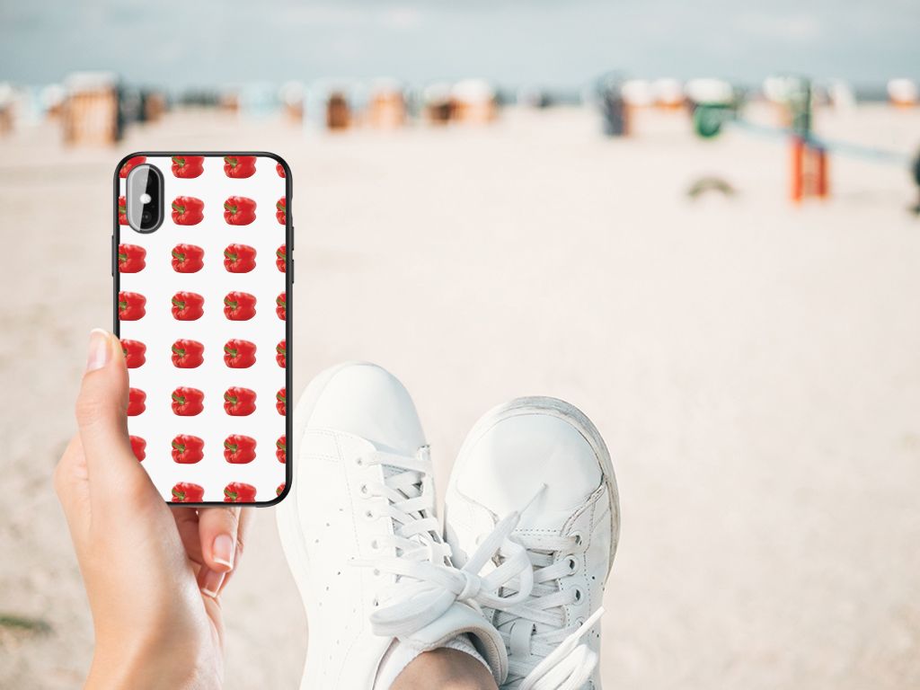 iPhone X | Xs Back Cover Hoesje Paprika Red B2C Telecom