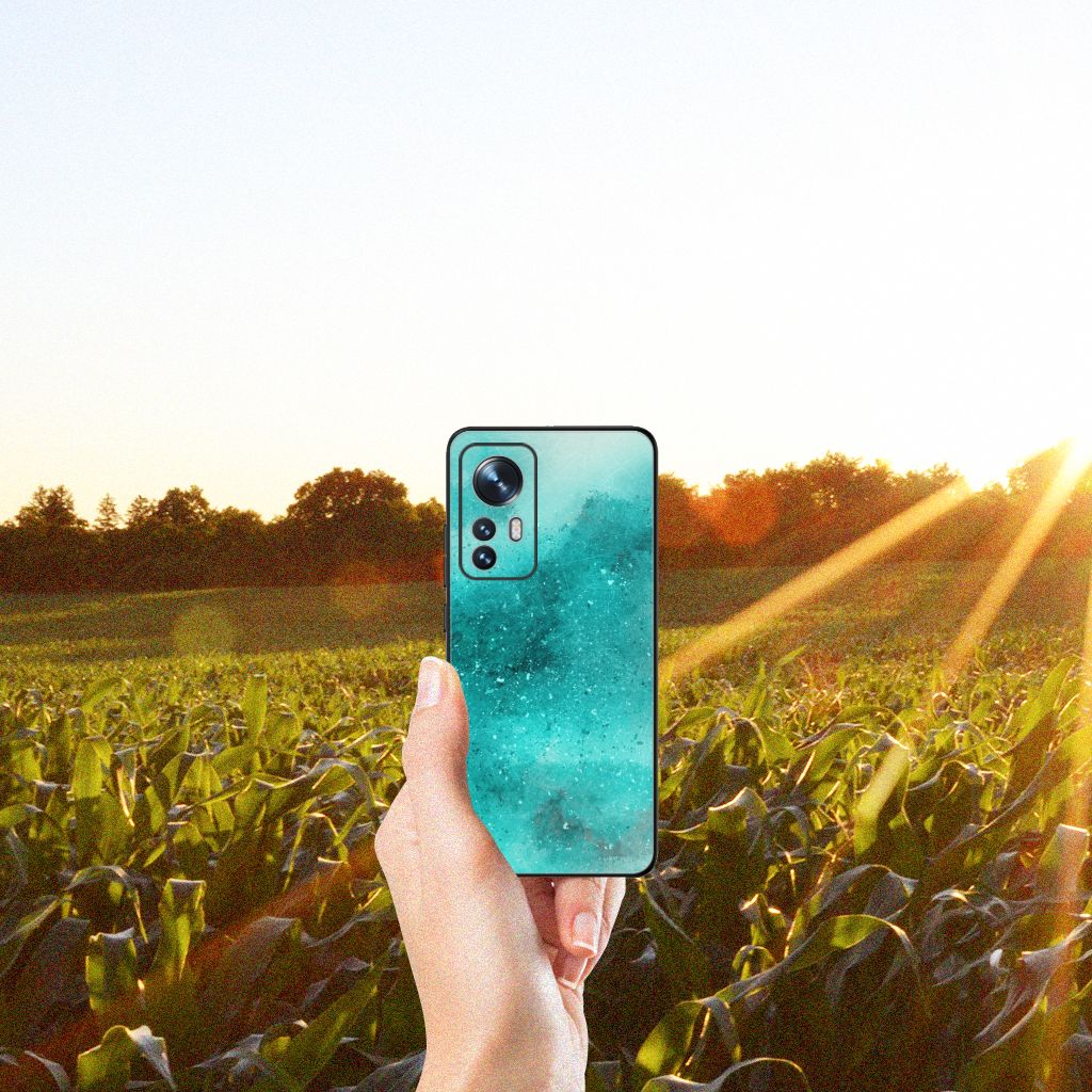 Kleurrijke Telefoonhoesje Xiaomi 12 | 12X Painting Blue B2C Telecom