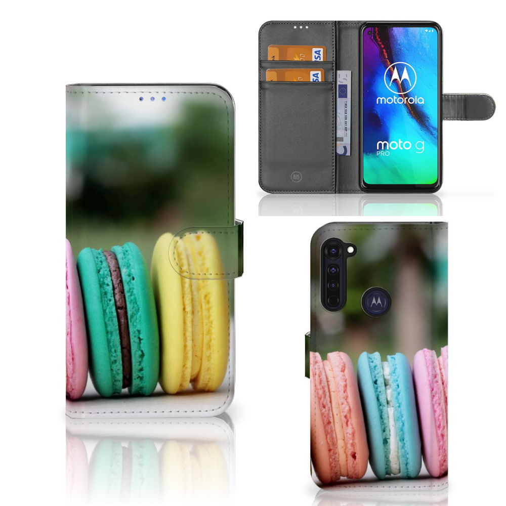 Motorola Moto G Pro Book Cover Macarons