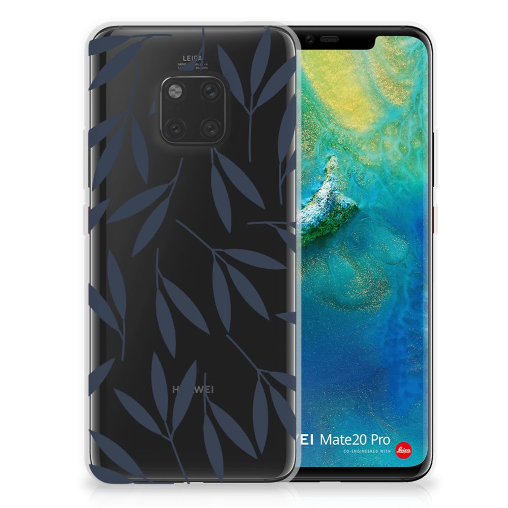 Huawei Mate 20 Pro TPU Case Leaves Blue