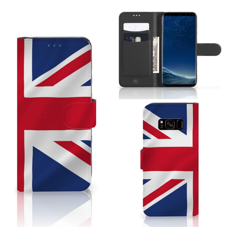 Samsung Galaxy S8 Bookstyle Case Groot-Brittannië