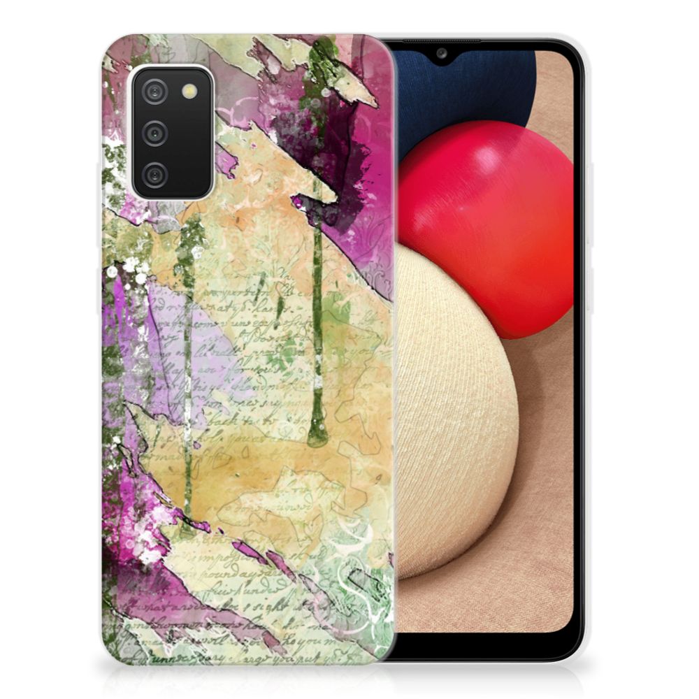 Hoesje maken Samsung Galaxy A02s Letter Painting