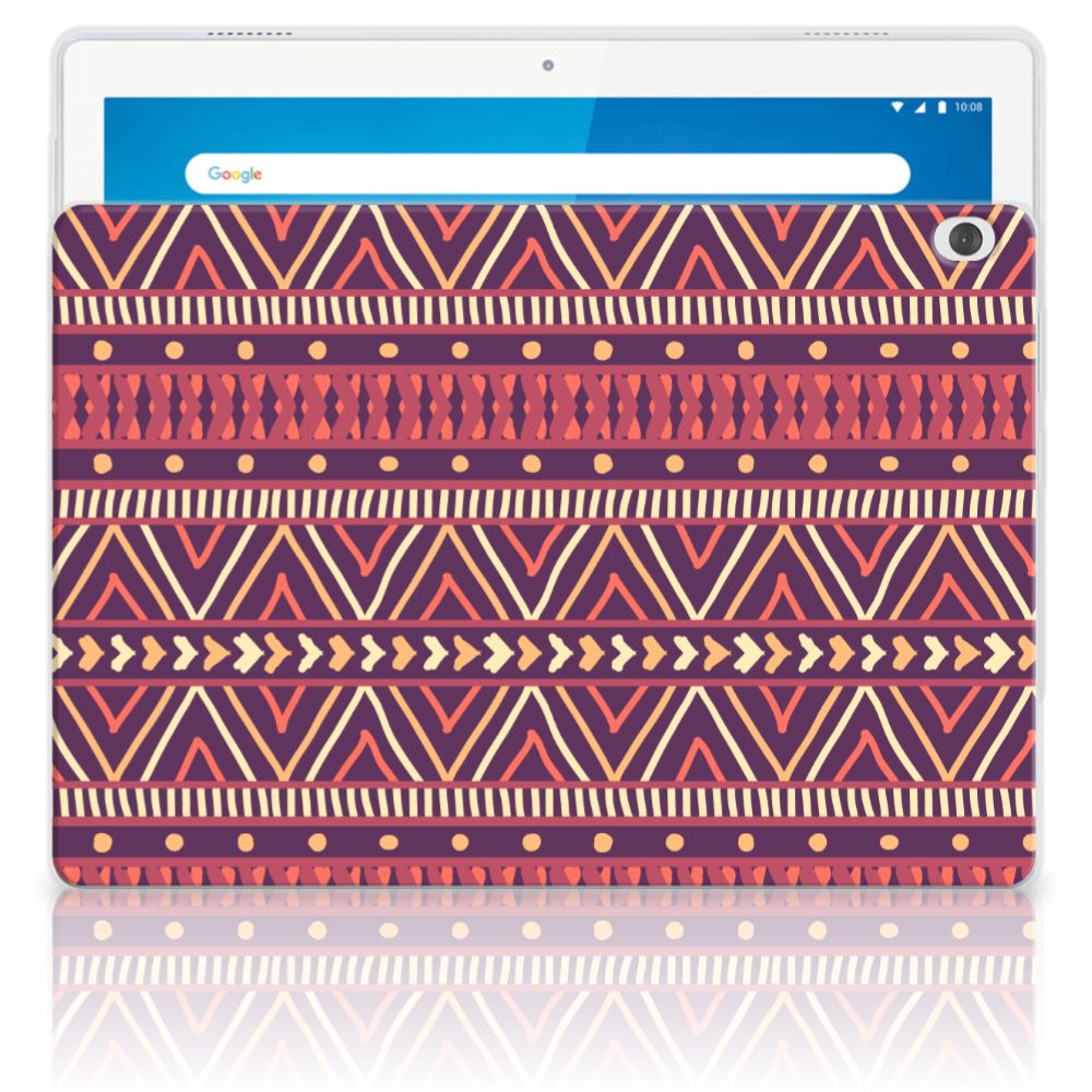 Lenovo Tab M10 Hippe Hoes Aztec Paars