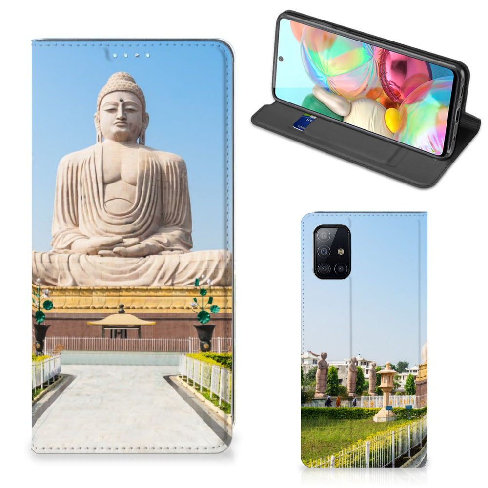 Samsung Galaxy A71 Book Cover Boeddha