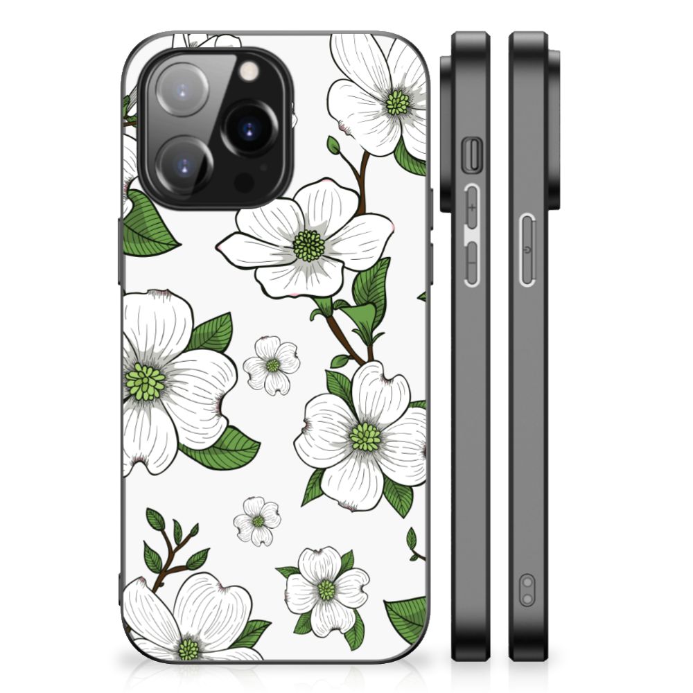 iPhone 14 Pro Max Bloemen Hoesje Dogwood Flowers