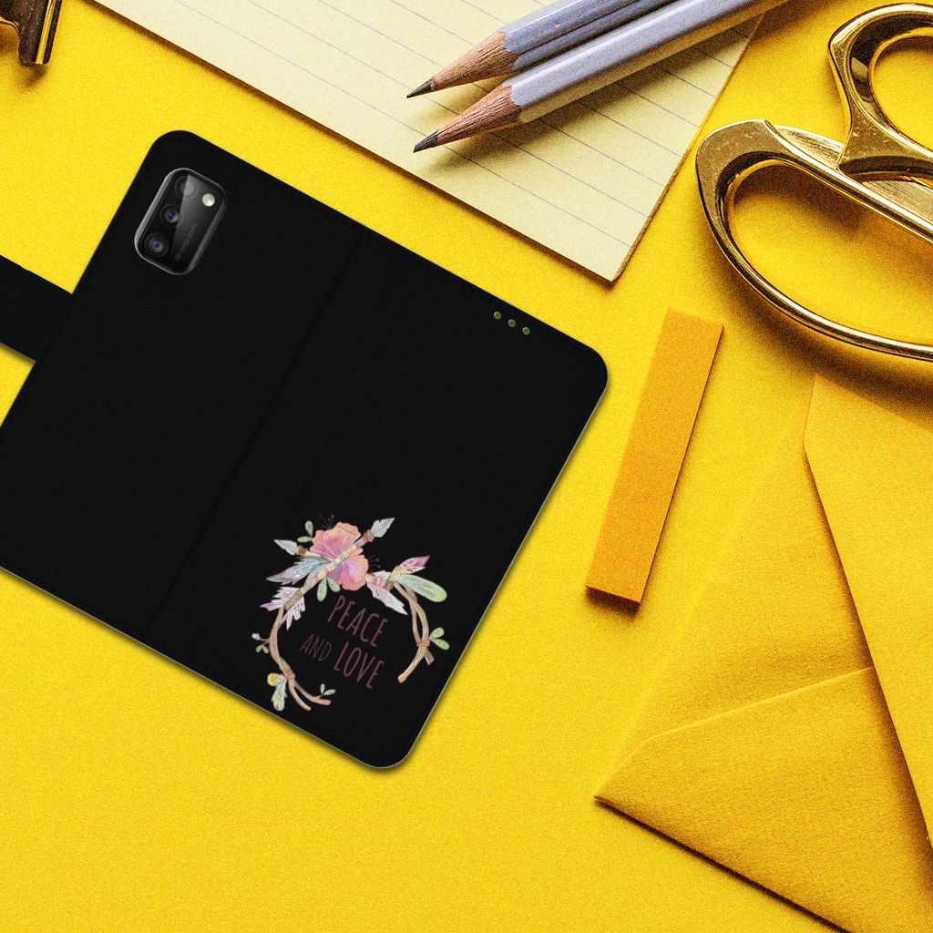 Samsung Galaxy A41 Leuk Hoesje Boho Text