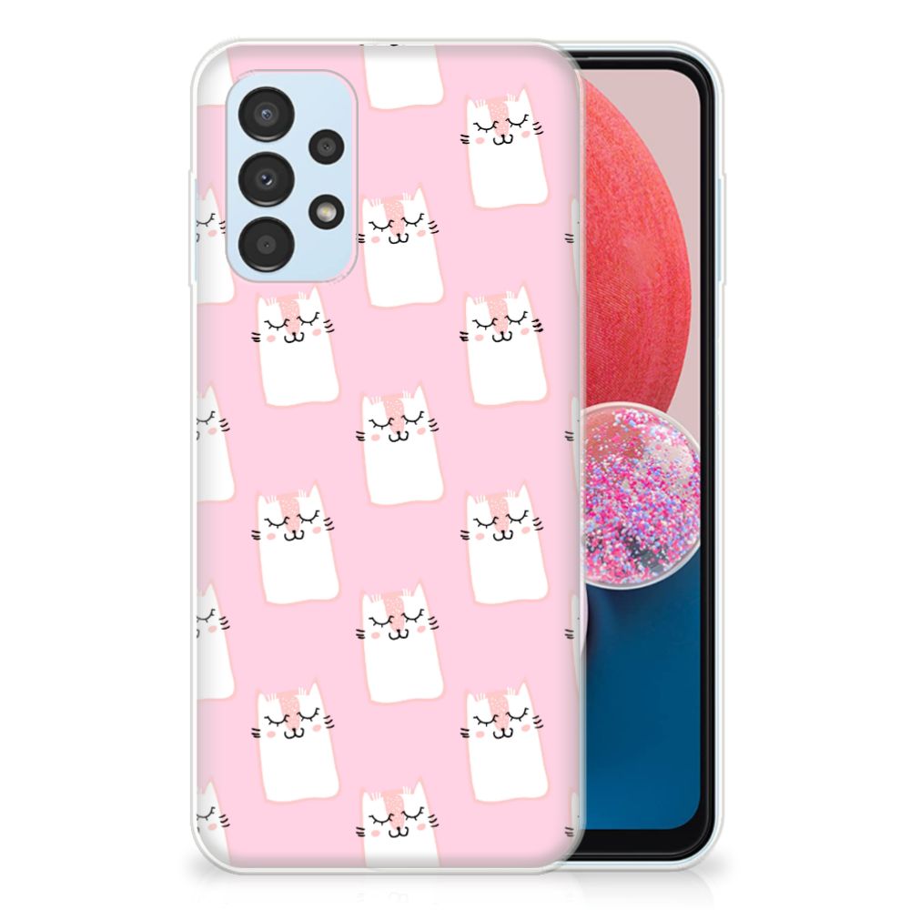 Samsung Galaxy A13 4G TPU Hoesje Sleeping Cats