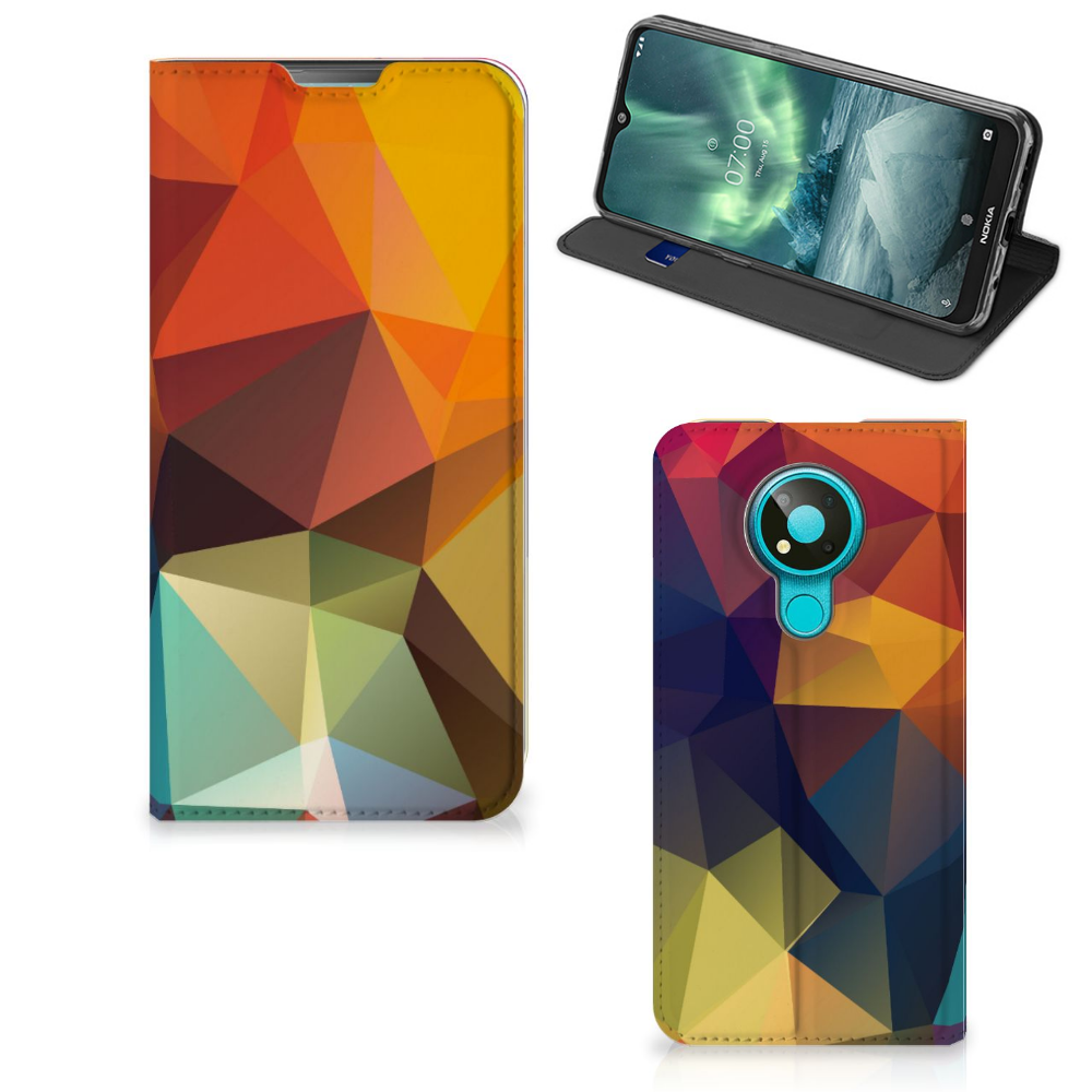 Nokia 3.4 Stand Case Polygon Color - B2C Telecom