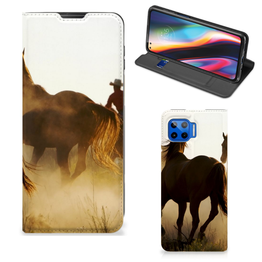 Motorola Moto G 5G Plus Hoesje maken Design Cowboy - B2C Telecom